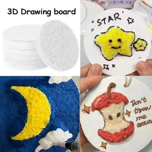 3D Drawing Magic Canvas Sponge Kids