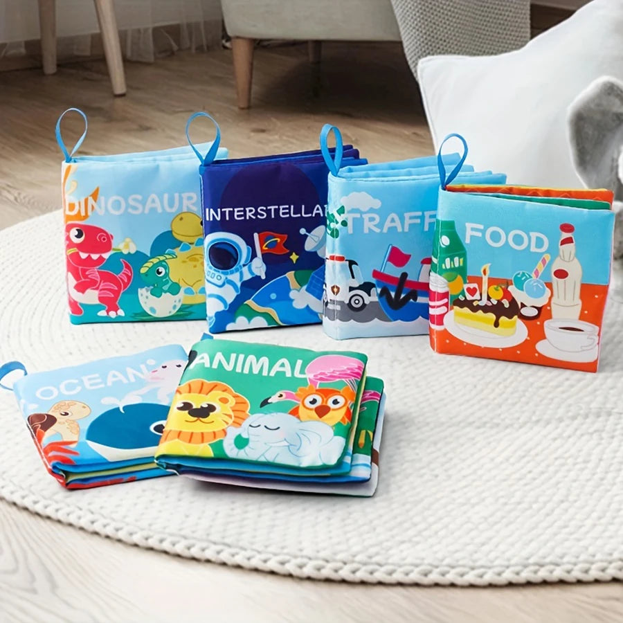 Soft Cloth Baby Crinkle Book Set