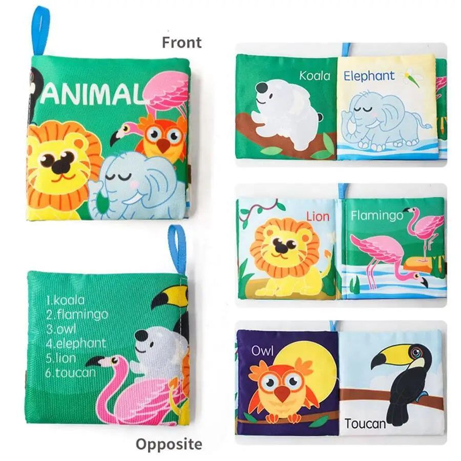 Soft Cloth Baby Crinkle Book Set