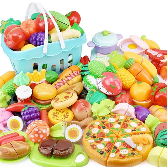 Pretend Food Play Food Cutting Set For Kids