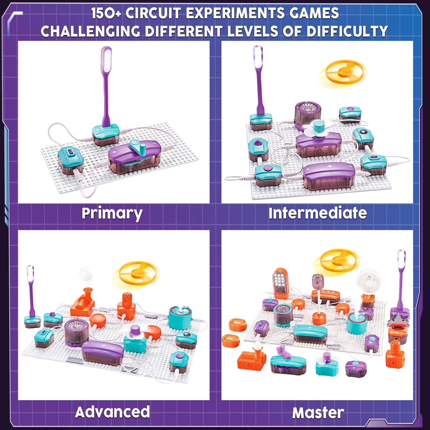 VATOS Science Circuit for Kids DIY Electronics Exploration Kit